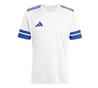adidas Uomo SQUADRA25 Jersey Short Sleeve, White/Royal Blue, XS