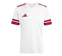 Adidas Uomo SQUADRA25 Jersey Short Sleeve, White/Team Power Red 2, S