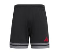 adidas Uomo SQUADRA25 Short, Black/Team Grey Four/Pure Ruby, 3XL