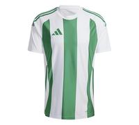adidas Uomo Striped 24 Jersey, White/Team Green, L