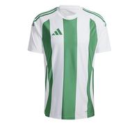 adidas Uomo Striped 24 Jersey, White/Team Green, M