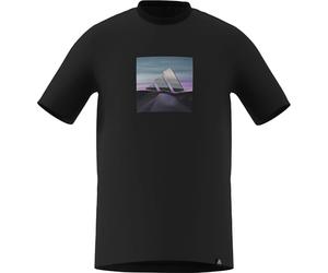 adidas Uomo Summer Heat Graphic T-Shirt, Black, XXL