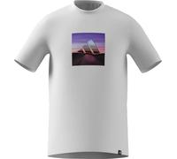 adidas Uomo Summer Heat Graphic T-Shirt, White, S