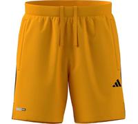 adidas Uomo Tech Essentials Workout 3 Stripes Shorts, Lucid Tangerine, XXL 7 Inch