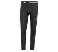 Adidas Uomo Techfit Compression Training 3-Stripes Long Tight, Black, L
