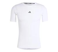 adidas Uomo Techfit Compression Training T-Shirt, White, 3XL