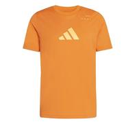 adidas Uomo Tennis Category Graphic T-Shirt, Pure Orange, XXL