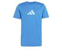 adidas Uomo Tennis Category Graphic T-Shirt, Ray Blue, XL
