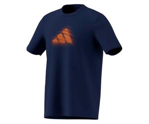 adidas Uomo Tennis Clay IS Not Graphic T-Shirt, Dark Blue, S