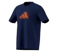 adidas Uomo Tennis Clay IS Not Graphic T-Shirt, Dark Blue, XL
