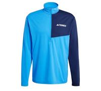 adidas Uomo Terrex Multi Climacool Half Zip Long Sleeve, Ray Blue, M