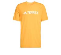adidas Uomo Terrex Multi Climacool Logo Tech T-Shirt, Pure Tangerine, S