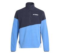 adidas Uomo Terrex Multi Climawarm Fleece Anorak, Legend Ink/Ray Blue, S