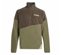 adidas Uomo Terrex Multi Climawarm Fleece Anorak, Shadow Olive/Olive strata, L
