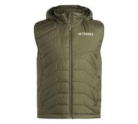 adidas Uomo Terrex Multi CLIMAWARM Insulated Hooded Vest, olive strata, M