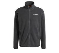 Adidas Uomo Terrex Multi Essentials Full Zip Fleece Jacket, Black, XS