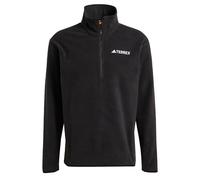 adidas Hombre Terrex Multi Essentials Half Zip Fleece Jacket, Black, M