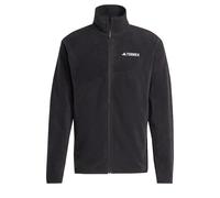 adidas Uomo Terrex Multi Full Zip Fleece Jacket, Black, XXL