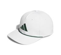 adidas Uomo Tour 5-Panel Hat, White/Collegiate Green, M-L