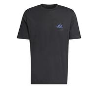 adidas Uomo Triple Stripe Vibe Graphic T-Shirt, Black, 3XL