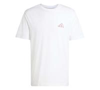 adidas Uomo Triple Stripe Vibe Graphic T-Shirt, White, 3XL