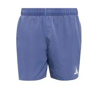 adidas Uomo Washed Swim Shorts 5 Inch, Dark Blue/White, M