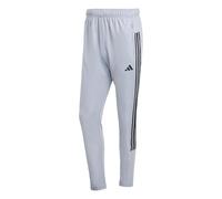 adidas Uomo Workout Essentials All-Set 3-Stripes Knit Pant, halo Silver/Black, M