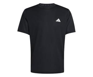 adidas Uomo Workout Essentials Base 3-Stripes T-Shirt, Black/White, M