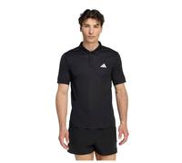 adidas Uomo Workout Essentials Base Polo Shirt, Black, 3XL