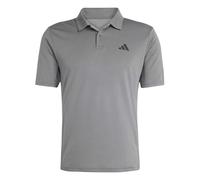 adidas Uomo Workout Essentials Base Polo Shirt, Grey Five, S