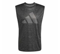 adidas Uomo Workout Essentials BRANDLOVE Sleeve T-Shirt, Grey Six Mel/Grey Four, M