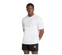adidas Uomo Workout Essentials FEELREADY Logo T-Shirt, White, 3XL