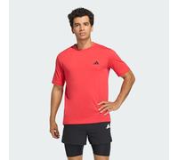 adidas Uomo Workout Essentials FEELREADY T-Shirt, Pure Ruby, L