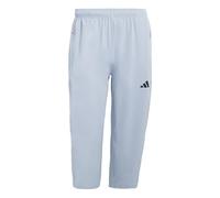 adidas Uomo Workout Essentials Flex Woven 3/4 Pant, halo Silver, XL