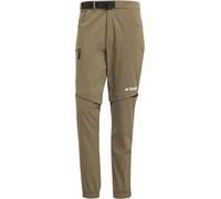 ADIDAS TERREX Pantalón de montaña 'Utilitas' oliva / blanco, Talla S