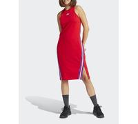 adidas Vestido de mujer Future Icons 3 bandas adidas. Rojo XS