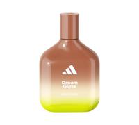 adidas Vibes Dream Glaze Eau de Parfum Fragancia Unisex | Perfume deportivo gourmand y ambarino con notas de bergamota, chocolate negro, rosa, vainilla y praliné, larga duración.