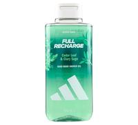 Adidas vibes full recharge gel de ducha de 400 ml, con notas de hojas