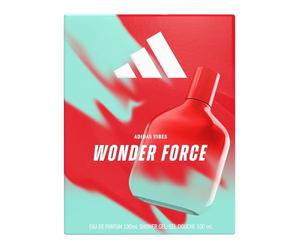 adidas Vibes Giftset including Wonder Force Eau de Parfum (100ml) and Shower Gel (100ml)
