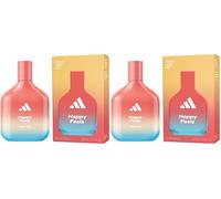 adidas Vibes Happy Feels Eau de Parfum, 100 ml (Paquete de 2)