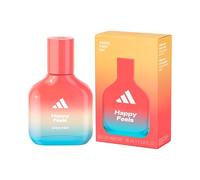 adidas Vibes Happy Feels Eau de Parfum - Perfume unisex alegre para mejorar el estado de ánimo, con notas florales frescas y aceites esenciales naturales, 30 ml