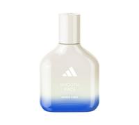 adidas Vibes Smooth Pace Eau de Parfum Fragancia Unisex | Perfume deportivo ambarino y gourmand con notas de bergamota, carbón salado, mysoral y madera de cachemira, larga duración.