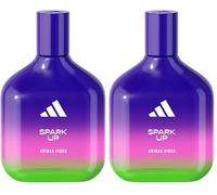 adidas Vibes Spark Up Eau de Parfum, 100 ml (Paquete de 2)