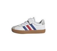 adidas VL Court 3.0 Hook and Loop Shoes Kids, Zapatillas Unisex niños, FTWR White Team Royal Blue Better Scarlet, 31 EU