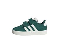 adidas VL Court 3.0 Shoes Infants, Zapatos Unisex niños, Green/Off White/Gold Metallic, 21 EU