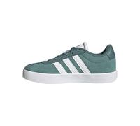 adidas VL Court 3.0 Shoes Kids, Zapatilla de Deporte Unisex Adulto, Polvo Verde Azulado FTWR Blanco Preloved Teal, 36 EU