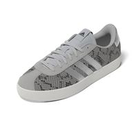 adidas VL Court 3.0 Shoes, Zapatillas Mujer, Grey Two Silver Met Off White, 39 1/3 EU