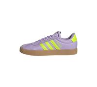 adidas VL Court 3.0 Shoes, Zapatillas Mujer, Powder Plum Solar Slime Lucid Lemon, 39 1/3 EU