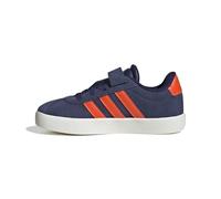 adidas VL Court 3.0 Shoes, Zapatillas Unisex niños, Dark Blue Impact Orange Gold Met, 28.5 EU