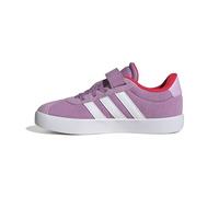 adidas VL Court 3.0 Shoes, Zapatillas Unisex niños, Preloved Purple FTWR White Lucid Red, 28 EU